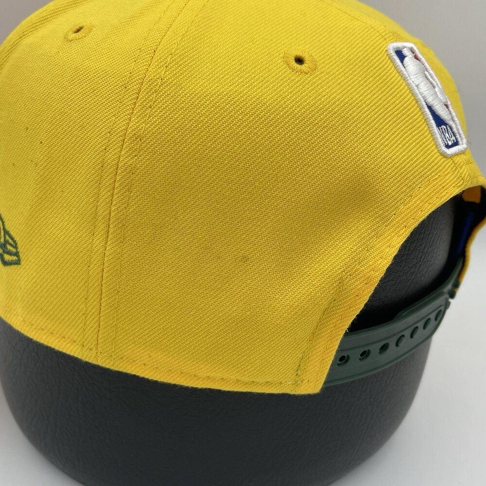 Milwaukee Bucks New Era 9Fifty On-Court City Edition Yellow Snapback Hat Cap - Picture 5 of 15